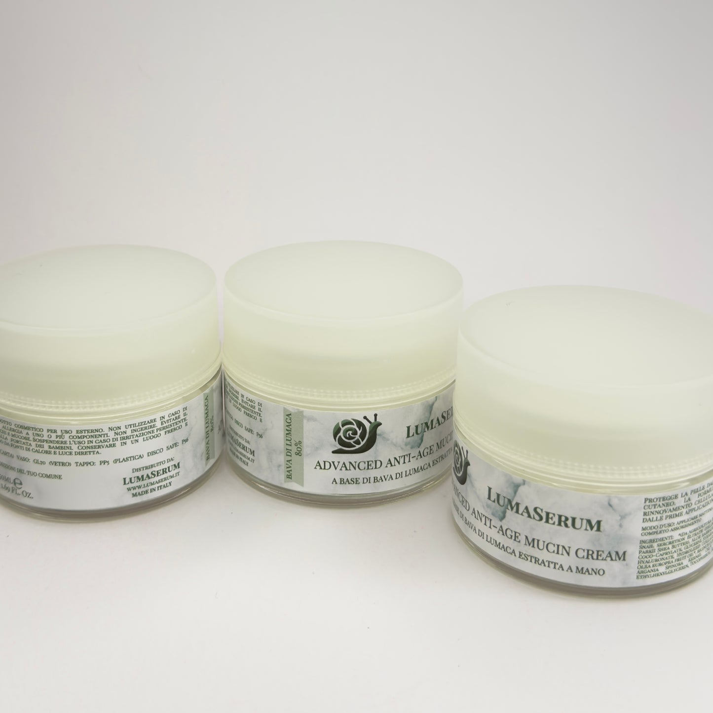 Advanced Anti-Age Mucin Cream con 5 oli nobili, Vitamina C & E, Aloe Vera e Acido Ialuronico