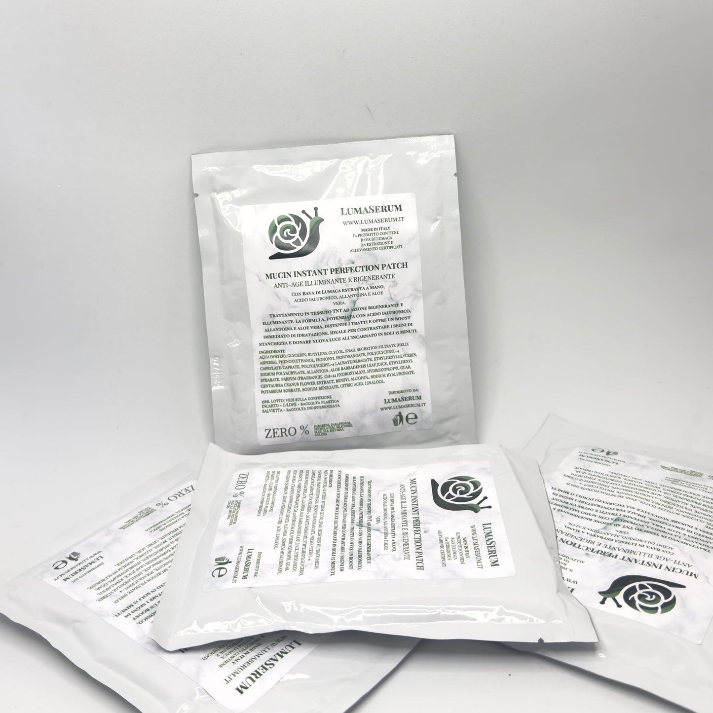 Mucin Instant Perfection Patch con Aloe, Allantoina, Acido Ialuronico e Fiordaliso