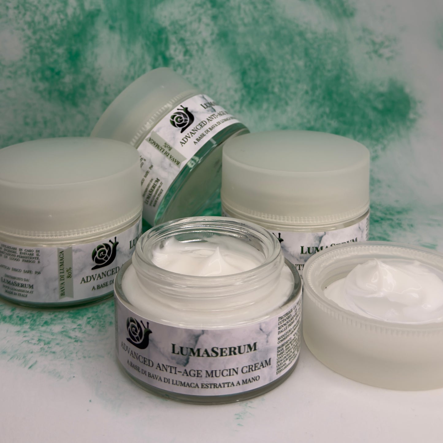 Advanced Anti-Age Mucin Cream con 5 oli nobili, Vitamina C & E, Aloe Vera e Acido Ialuronico