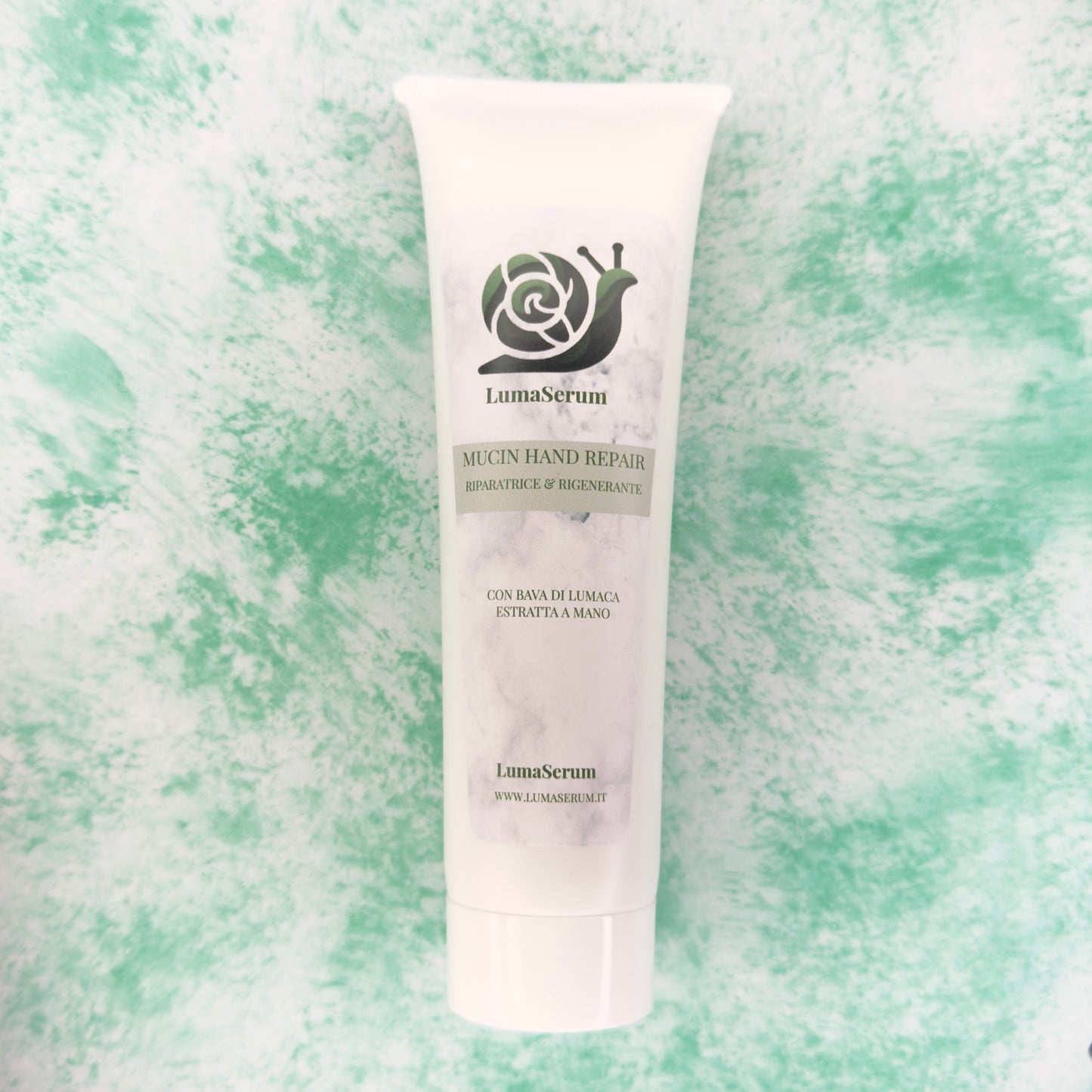 Mucin Hand Repair con Centella Asiatica, Vitamina E, Melograno e Burro di Karité