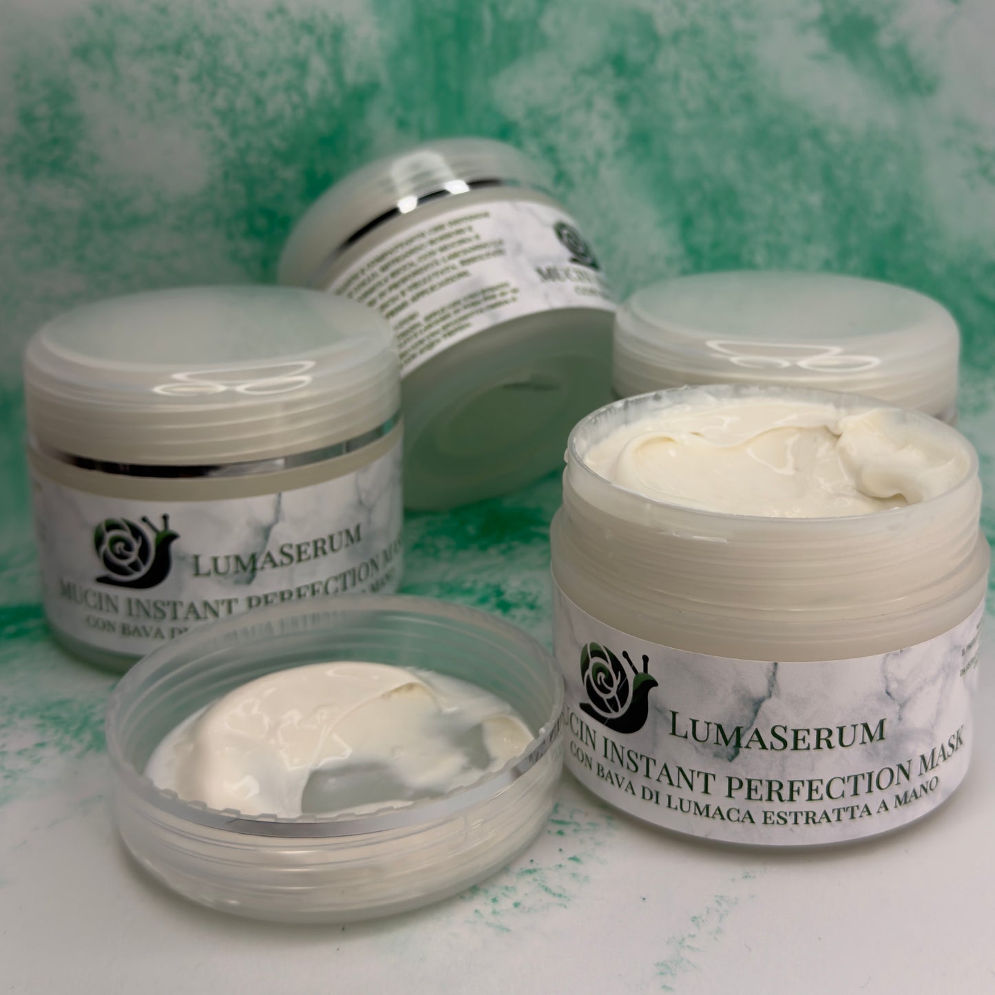 Mucin Instant Perfection Mask con Ossido di Zinco,Centella Asiatica Vitamina E, Camomilla, Calendula e Allantoina